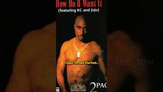 How Tupac&#39;s hit &quot;How do you want it&quot; came about with JoJo (from K-Ci &amp; JoJo)