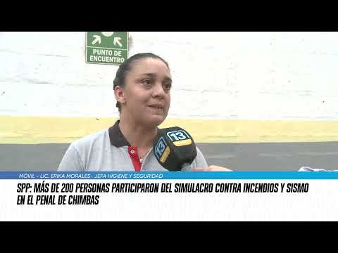 Ejercicio de evacuación en Chimbas: así se preparó el Servicio Penitenciario Provincial
