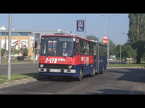 BPO-449-esú (04-49) Ikarus 280.40A-val a 173-as útvonalán | Nosztalgiázzunk #1