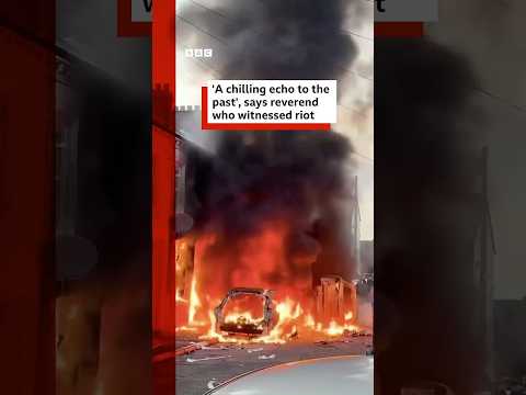 'A chilling echo to the past', says reverend who witnessed riot. #Belfast #NorthernIreland #BBCNews