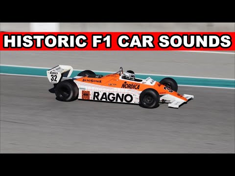 PURE SOUND! Historic Formula One Car Flyby Sound at Laguna Seca