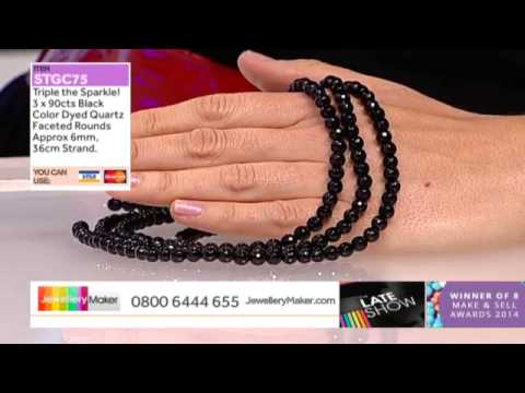Citrine Plain Rounds on The Late Show (JewelleryMaker) LIVE 14/04/2015