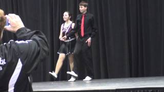 Clogging by Blue Ridge Mountain Cloggers Duet at the Capital City Clogging Classic 1-31-15