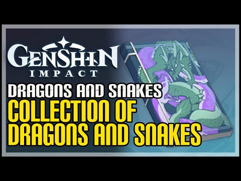 All Books Collection of Dragons and Snakes Genshin Impact