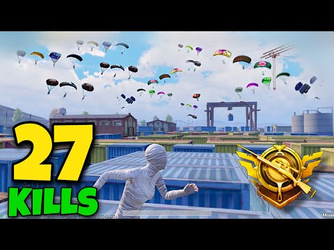 BEST EPIC LANDING in HERE🔥 27 KILLS PUBG MOBILE