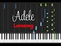 Adele - Lovesong [Piano Tutorial] (  ) 