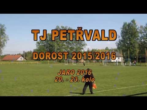 505 TJ PETŘVALD - dorost 2015/2016: sestřih 20. - 23. kolo