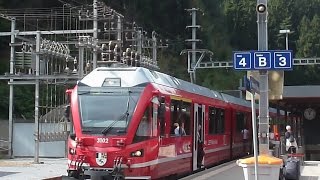 preview picture of video 'Glacier Express Route, at Reichenau-Tamins, Switzerland'