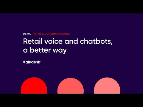 Retail Voice and Chatbots: Enhancing Customer Experience | Stock Based Animation Motion Graphics | Product Video | Talkdesk