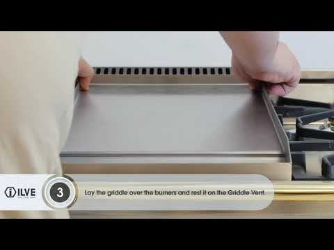 ILVE Nostalgie & Professional Plus - How install a Griddle