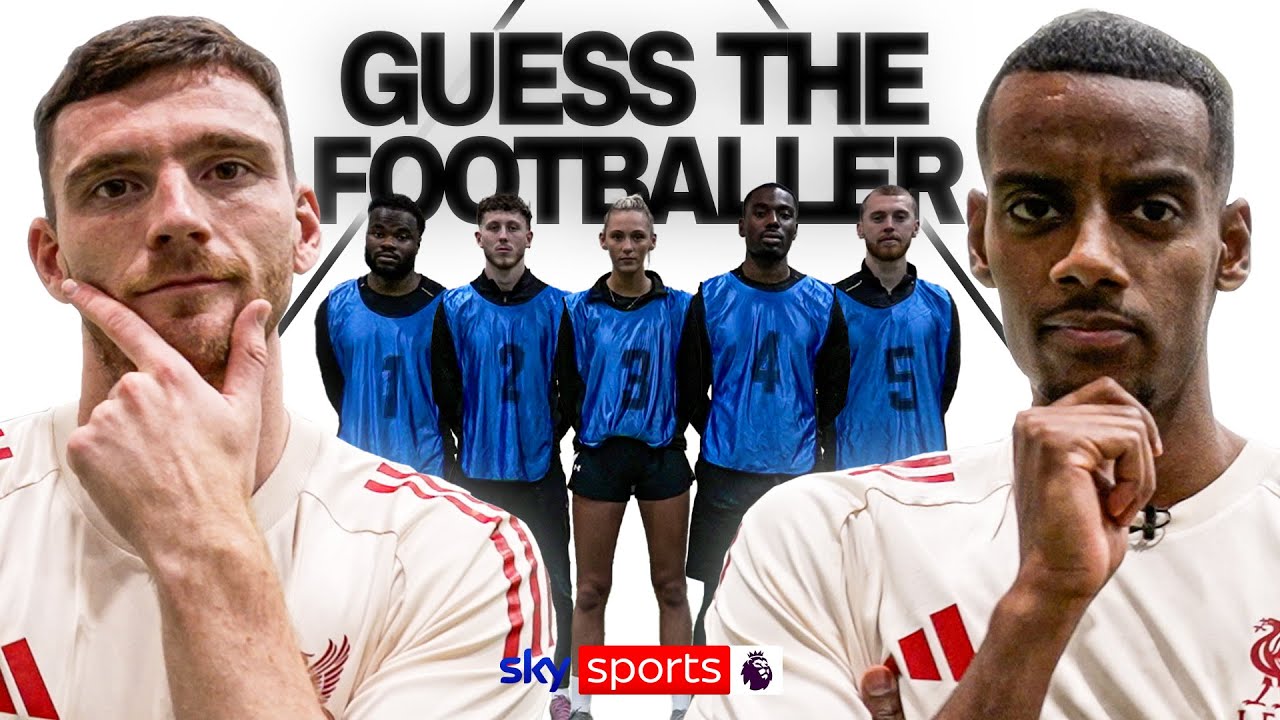 GUESS THE FOOTBALLER with Liverpool's Alexander Isak & Andy Robertson | Pick The Pro