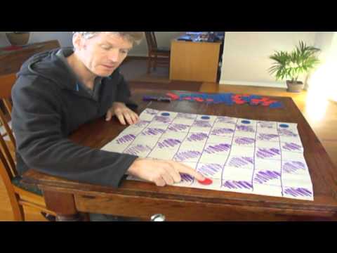Quickly make a draughts board and play 2 games (not draughts)