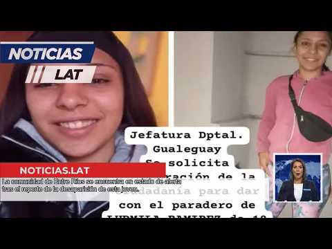 Buscan intensamente a Ludmila Ramírez: Joven desaparecida en Gualeguay