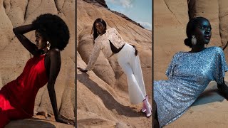 Epic Fashion Shoot in Canadian Badlands | Drumheller, Behind the scenes