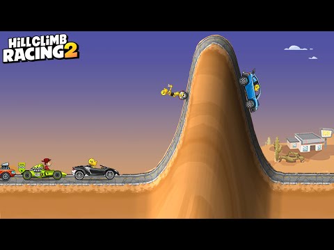 CARS vs GIANT BULGE - Hill Climb Racing 2 / GamePlay Walkthrough