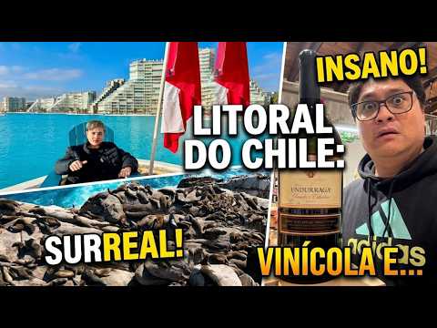Ep.03: DE SANTIAGO À MAIOR PISCINA DO MUNDO: Roteiro por Casablanca, Viña del Mar e Valparaíso