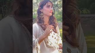 White Readymade Chiffon Suit Size 48 - Video 2