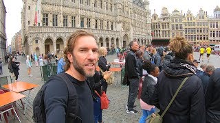 Exploring BRUSSELS, BELGIUM | Walking to the Main Square