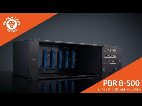 Black Lion Audio PBR 8-500 8-slot 500 Series Rack/PSU with Built
