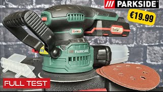 Miniatura del v&iacute;deo: prueba de lijado con Parkside PAEXS 20-Li B2 (&Oslash;125)
