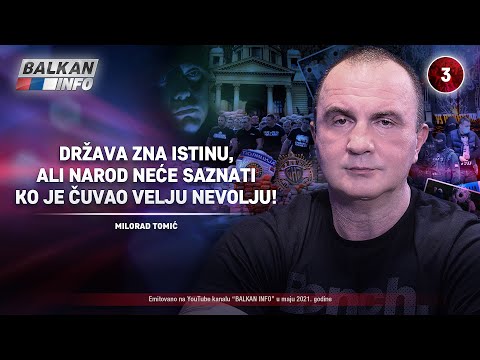 INTERVJU: Milorad Tomić - Država zna, ali narod neće saznati ko je čuvao Velju Nevolju! (29.5.2021)