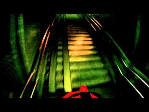 some idiots driving stairs with mopeds