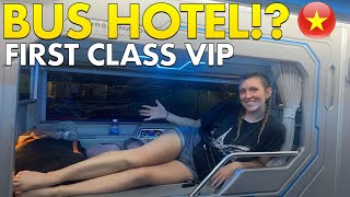 VIETNAM BUS HOTEL | FIRST CLASS VIP OVERNIGHT SLEEPER BUS NHA TRANG TO DA NANG