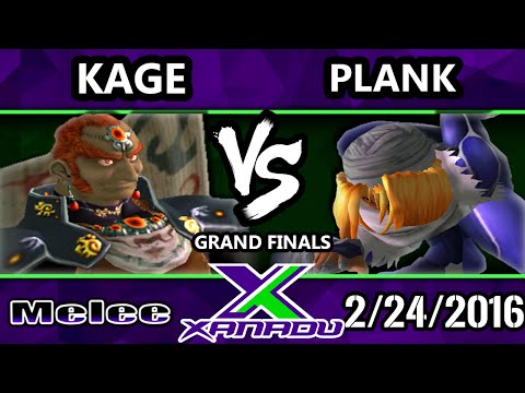 S@X 138 - Kage The Warrior (Ganondorf) Vs. Plank (Sheik) SSBM Grand Finals - Smash Melee