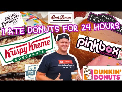 I ATE ONLY DONUTS FOR 24 HOURS FOR NATIONAL DOUGHNUT...