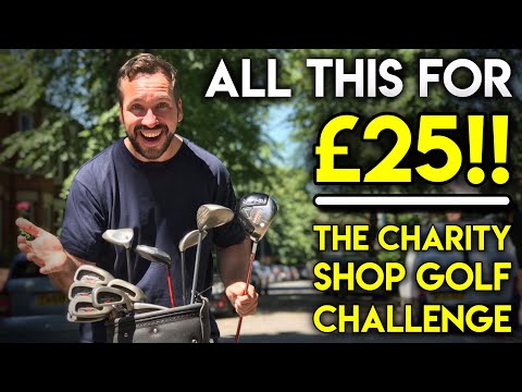 ALL THIS FOR £25!! 😲Charity Shop Golf Challenge