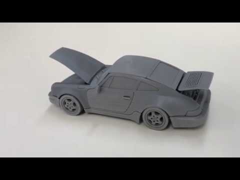 3D file Foldable Porsche911 🚗・3D printing template to download・Cults