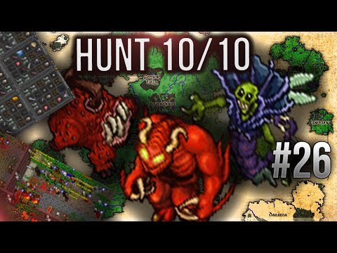 [PL] Tibia | Hunt 10/10 Loot Prey | Vexclaw, Grimeleech & Demon #26 (Ferumbras Ascension)