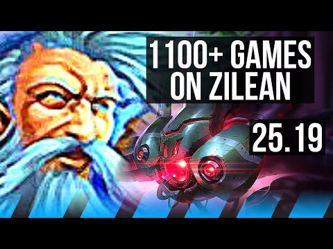 ZILEAN vs VEL'KOZ (MID) | 1100+ games, 3/2/11 | KR Challenger | 25.19