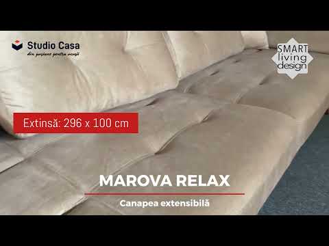 Canapea extensibilă 3 locuri MAROVA RELAX - Studio Casa
