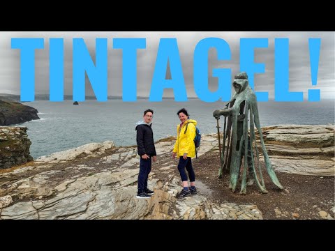 The SCARIEST BRIDGE in CORNWALL! Tintagel Castle Tour