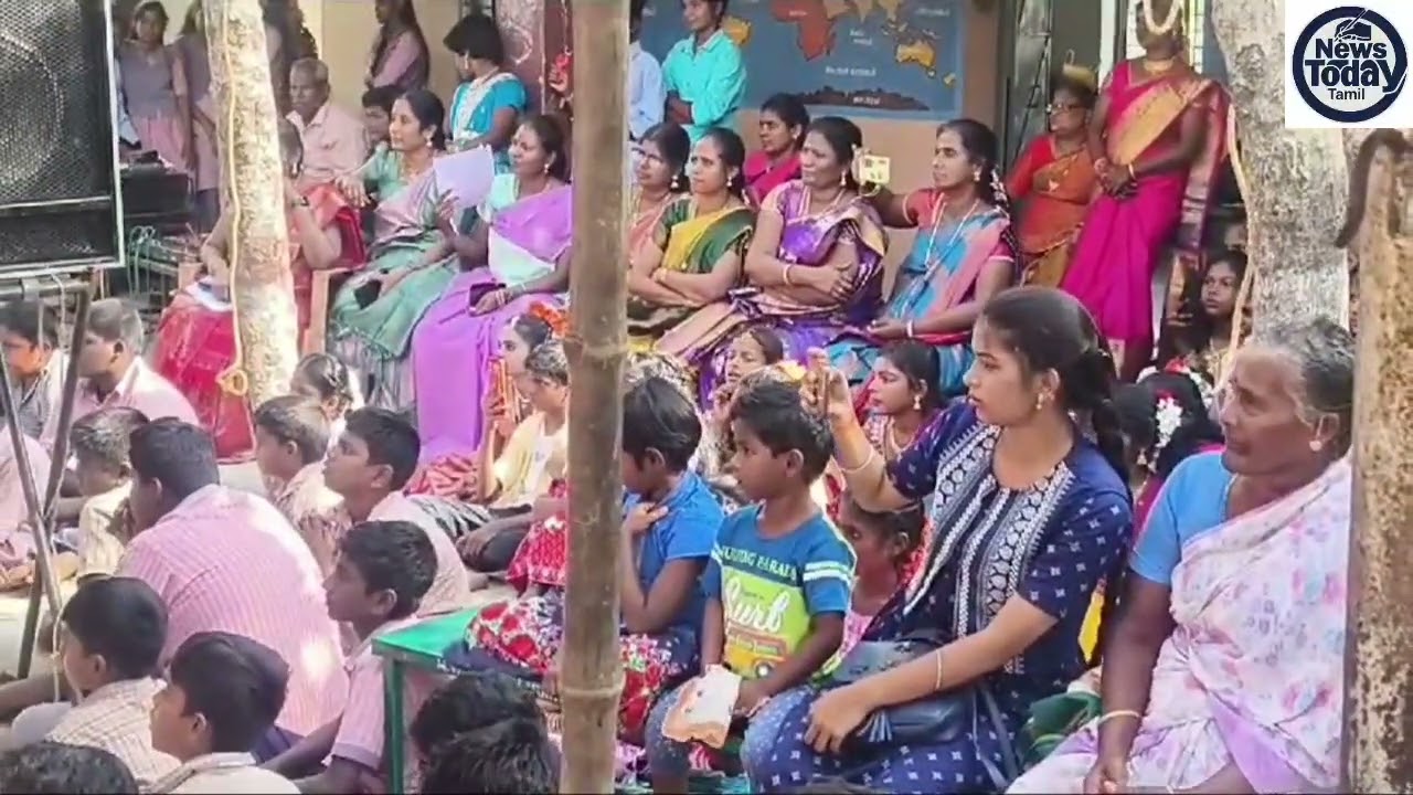 அரசுப் பள்ளி ஆண்டு விழாவில் தூய்மைப்பணி பற்றி விழிப்புணர்வு நடனம்.!