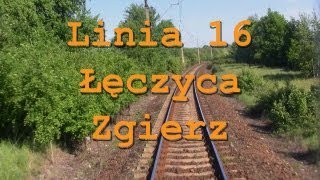 preview picture of video 'Train ride / Przejazd pociągiem TLK Łęczyca - Zgierz, linia 16'