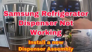 How to Fix Samsung Refrigerator Not Getting Ice or Water | Display Not Working | Model RF4287HARS