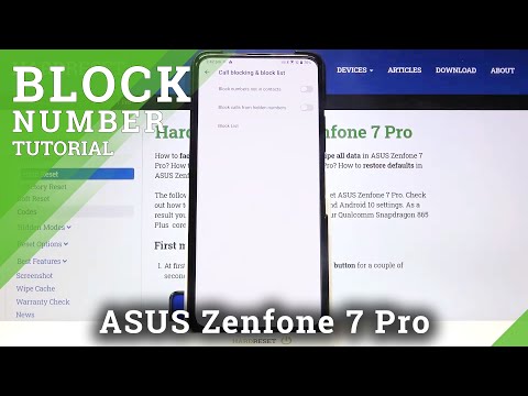 How to Block Number on ASUS Zenfone 7 Pro – Block Calls