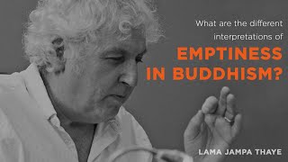 What are the different interpretations of emptiness in Buddhism?