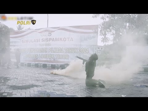 SIMULASI SISPAM KOTA POLRES LOMBOK TIMUR