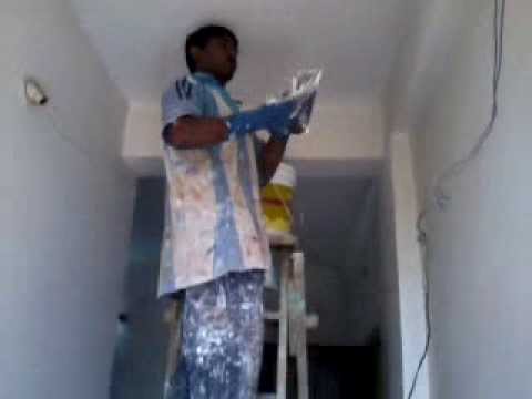 How to apply asian paints acrylic wall putty