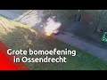 Bus en auto's ontploffen bij bomoefening in Ossendrecht