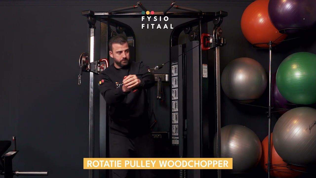 Video thumbnail: Rotation pulley woodchopper - instructional video