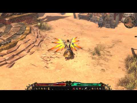 Grim Dawn Mercy wings animated Mod