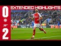 LEAVING IT LATE IN THE EAST MIDLANDS EXTENDED HIGHLIGHTS Leicester City Vs Arsenal 0 2 EPL