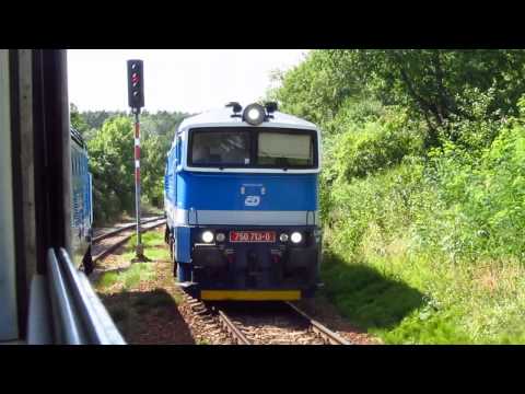 750.713 táhne zpožděný R 667 do Brna