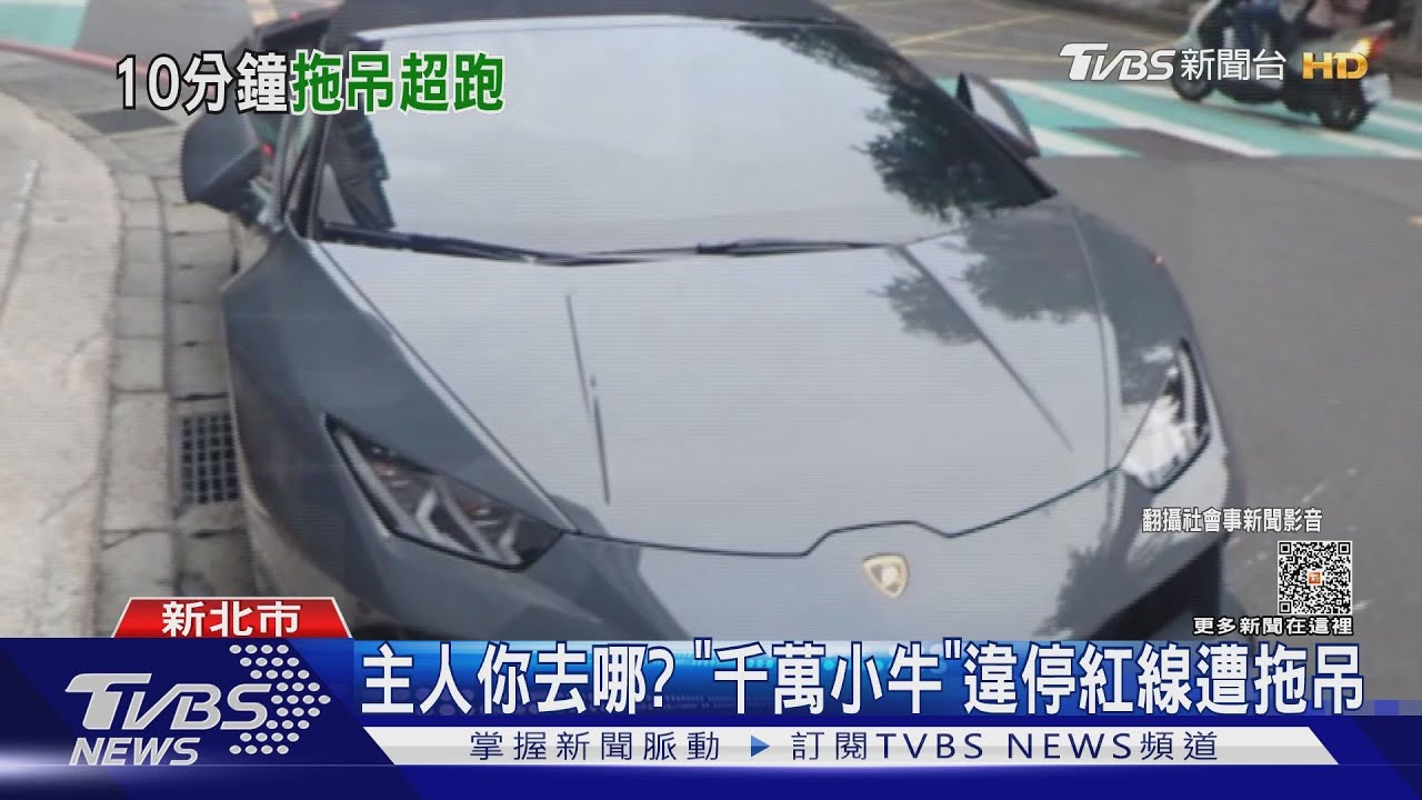 主人你去哪? 「千萬小牛」違停紅線遭拖吊