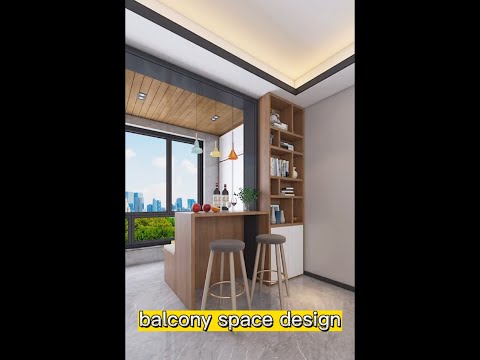 balcony space design | small room design |  #house  #shorts #interiordesign