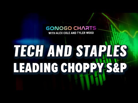 Tech and Staples Leading Choppy S&P | Tyler Wood, CMT | GoNoGo Charts